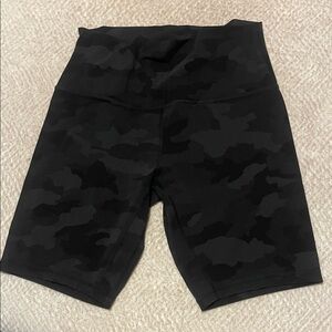 Lululemon Black Camo Women's Shorts